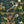 The Grand Pour wallpaper by Brand McKenzie in dark green, close view of swimmers among cocktail glasses