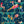 The Grand Pour wallpaper by Brand McKenzie in blue, close-up of swimmers among cocktail glasses