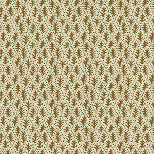 Trees II wallpaper by Parker and Jules in beige, pattern sample of tiny stylised trees