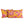 Tropicana linen by Bethie Tricks in pink and yellow, large tropical flowers made into a cushion
