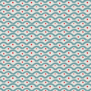 Wiggly Squiggly Linen Fabric by Annika Reed Studio