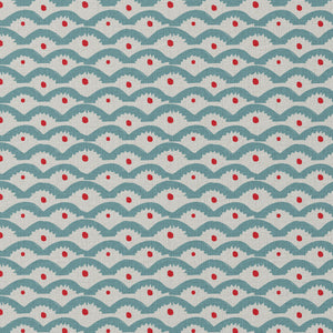 Wiggly Squiggly Linen Fabric by Annika Reed Studio