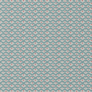 Wiggly Squiggly Linen Fabric by Annika Reed Studio
