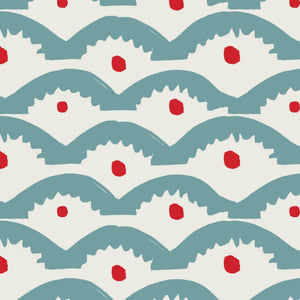 Wiggly Squiggly Linen Fabric by Annika Reed Studio