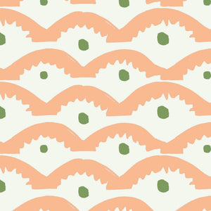 Wiggly Squiggly Linen Fabric by Annika Reed Studio