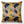 Ginkgo velvet by Tatie Lou in yellow, oversized ginkgo leaves on a scatter cushion