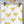 Yellow Bird fabric by Seed Home Designs in yellow and white, pattern sample of little yellow birds