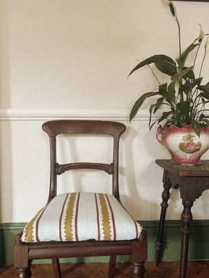 Zig and Zag Linen Fabric by Annika Reed Studio